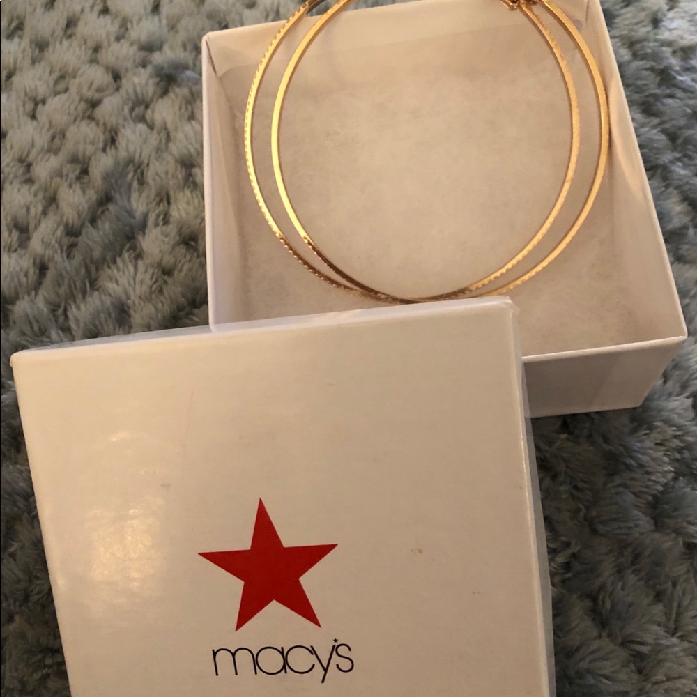 Large Guess hoop earrings!